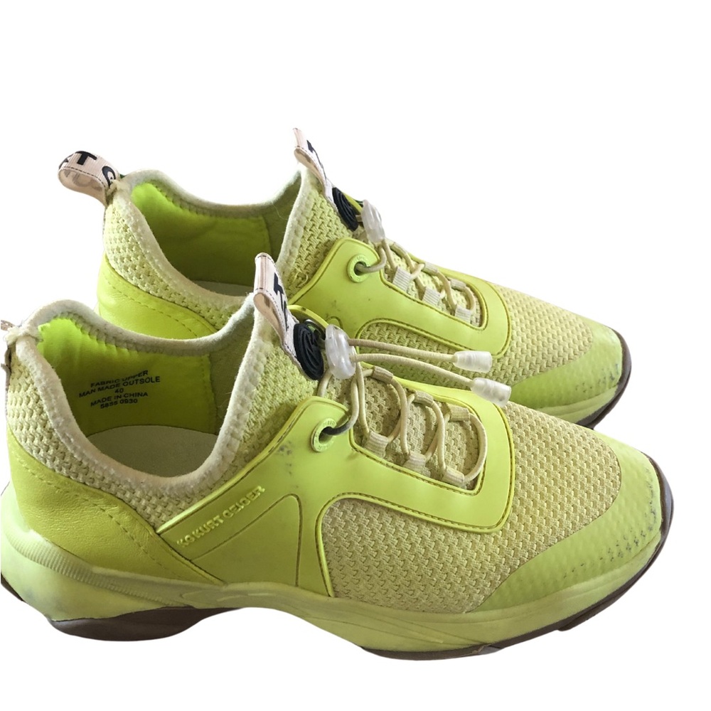 Kurt Geiger Yellow Sneakers Lightweight Mesh